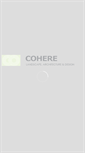 Mobile Screenshot of coheredesign.com